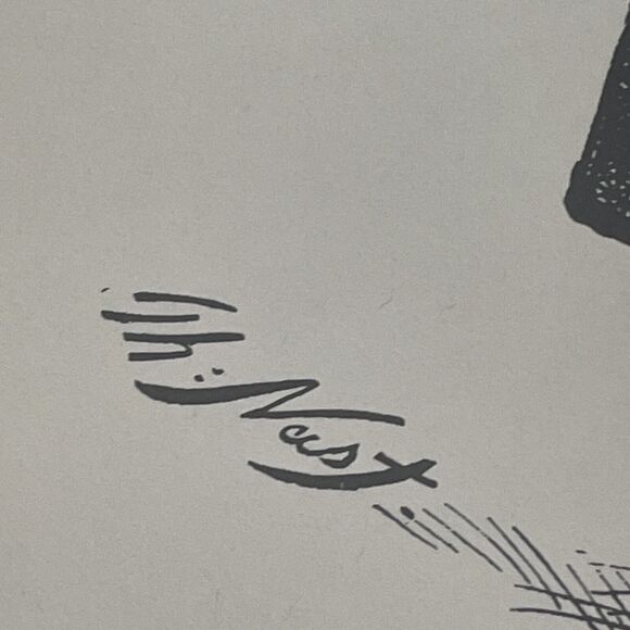 Christmas Post Thomas Nast Woodblock Engraved Print 1879 Harper's Weekly Rare - Picture 15 of 16